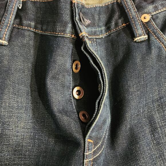 Ralph Lauren Blue Label Brand Thompson 650 Dark Wash Straight Leg Jeans Size 31 - Picture 4 of 7